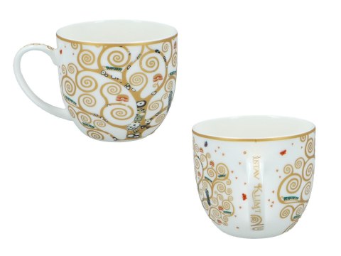 Komplet Filiżanek ze Spodkami /2 szt./ – Drzewo Życia (G. Klimt) – 250 ml