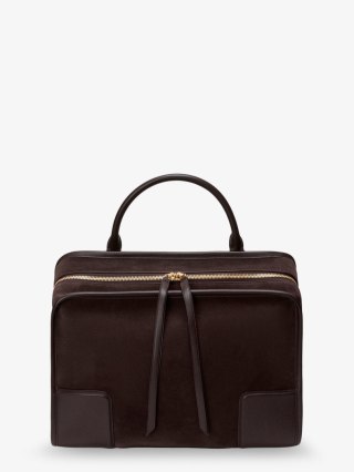 Torba LOEWE - Amazona 180 Suede - Brązowa