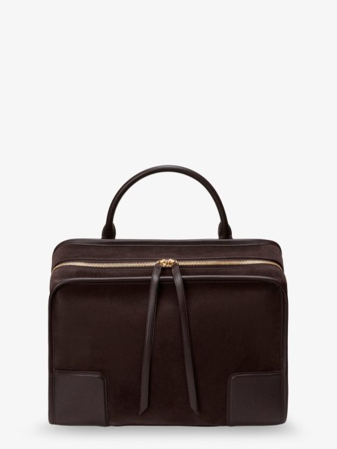 Torba LOEWE - Amazona 180 Suede - Brązowa