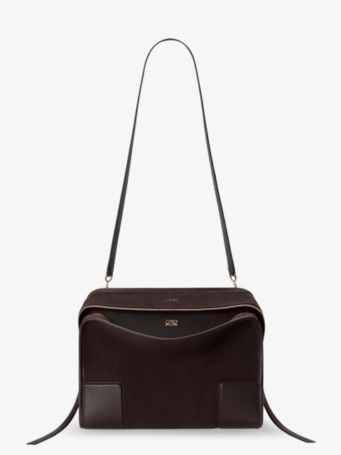 Torba LOEWE - Amazona 180 Suede - Brązowa