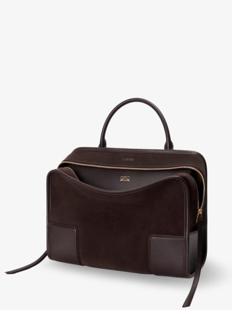 Torba LOEWE - Amazona 180 Suede - Brązowa