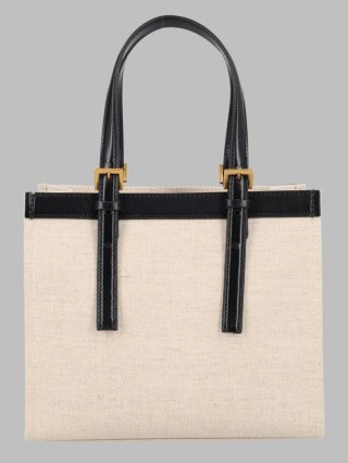 Torebka VERSACE Rivière Mini - Kremowa - 27 x 19 cm