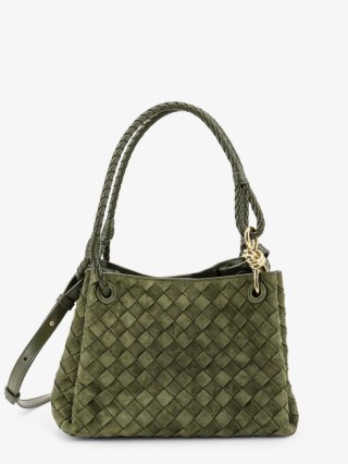 Torebka BOTTEGA VENETA - Parachute Intrecciato - Zielona