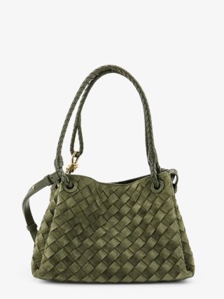Torebka BOTTEGA VENETA - Parachute Intrecciato - Zielona