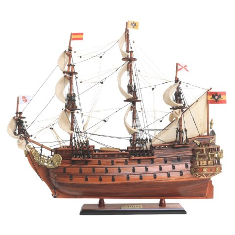 Model Żaglowca "San Felipe" - Drewno Egzotyczne - 45 cm
