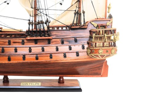 Model Żaglowca "San Felipe" - Drewno Egzotyczne - 45 cm