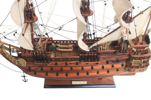 Model Żaglowca "San Felipe" - Drewno Egzotyczne - 45 cm