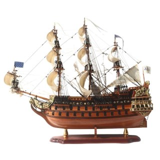 Model Żaglowca "Soleil Royal" - Drewno Egzotyczne - 65 cm