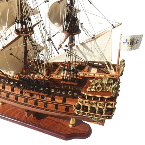 Model Żaglowca "Soleil Royal" - Drewno Egzotyczne - 65 cm