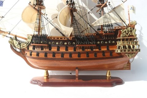 Model Żaglowca "Soleil Royal" - Drewno Egzotyczne - 65 cm