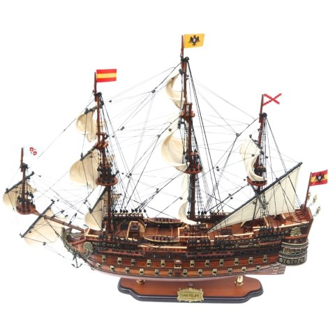 Model Żaglowca "San Felipe" - Drewno Egzotyczne - 80 cm