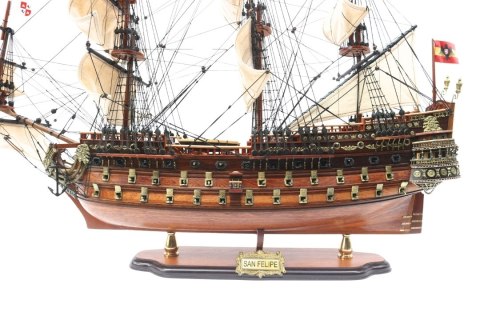 Model Żaglowca "San Felipe" - Drewno Egzotyczne - 80 cm