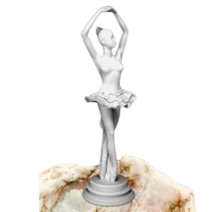 Rzeźba Dekoracyjna - Baletnica w Tańcu (Alabaster Grecki) - 27 cm
