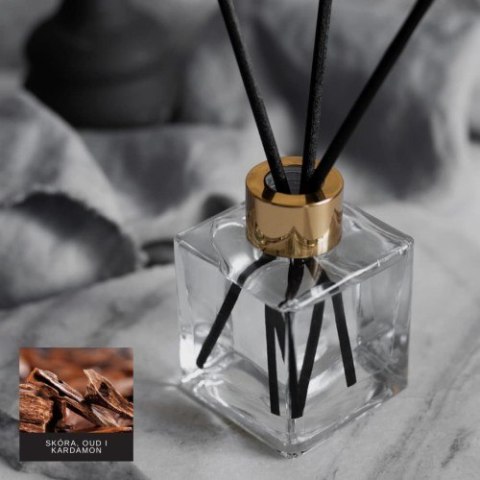 Dyfuzor Zapachowy: Skóra, Oud i Kardamon – 100 ml