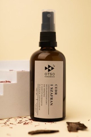 Perfumy do Wnętrz: Cedr i Szafran – Mgiełka Zapachowa 100 ml