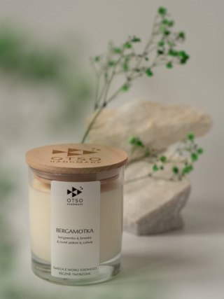 Świeca Sojowa: Bergamotka (Edycja Premium) – 250 ml