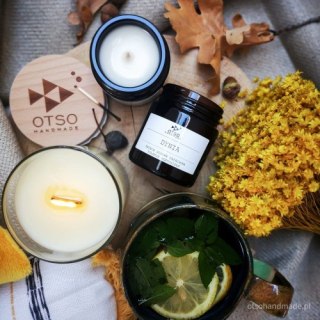 Świeca Sojowa: Kremowa Dynia – 120 ml