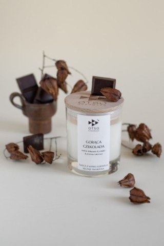 Świeca Sojowa: Gorąca Czekolada (Gorzka i Prawdziwa) – 250 ml