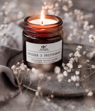 Świeca Sojowa: Gruszka z Przyprawami (Korzenny Deser) – 120 ml