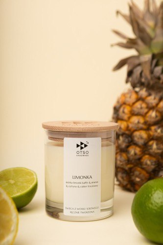 Świeca Sojowa: Limonka (Kaffir & Ananas) – 250 ml
