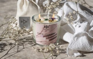 Świeca Sojowa: Magiczna Moc 7 Czakr – Harmonia i Balans – 250 ml