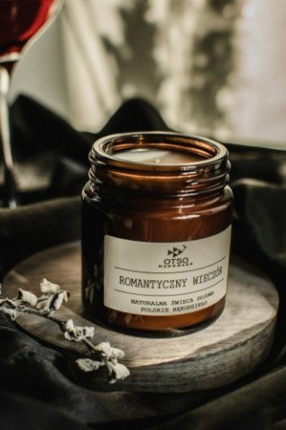 Świeca Sojowa: Romantyczny Wieczór (Kwiat Champaca) – 120 ml