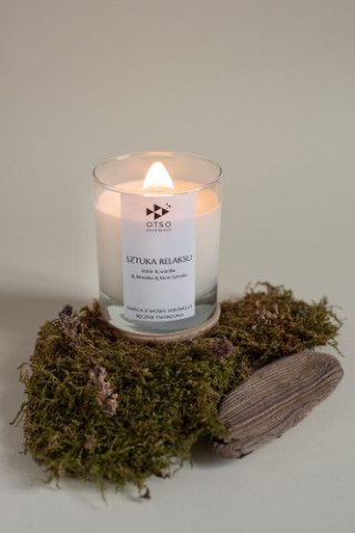 Świeca Sojowa: Sztuka Relaksu (Tytoń i Wanilia) – 250 ml