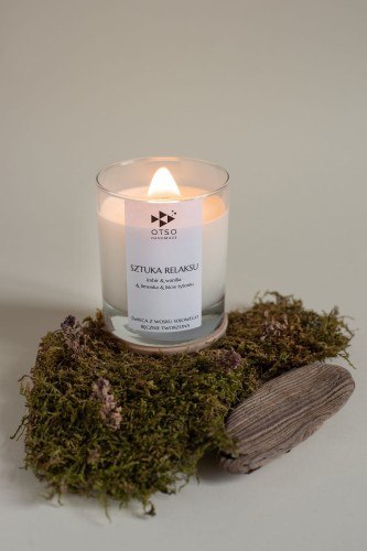 Świeca Sojowa: Sztuka Relaksu (Tytoń i Wanilia) – 250 ml